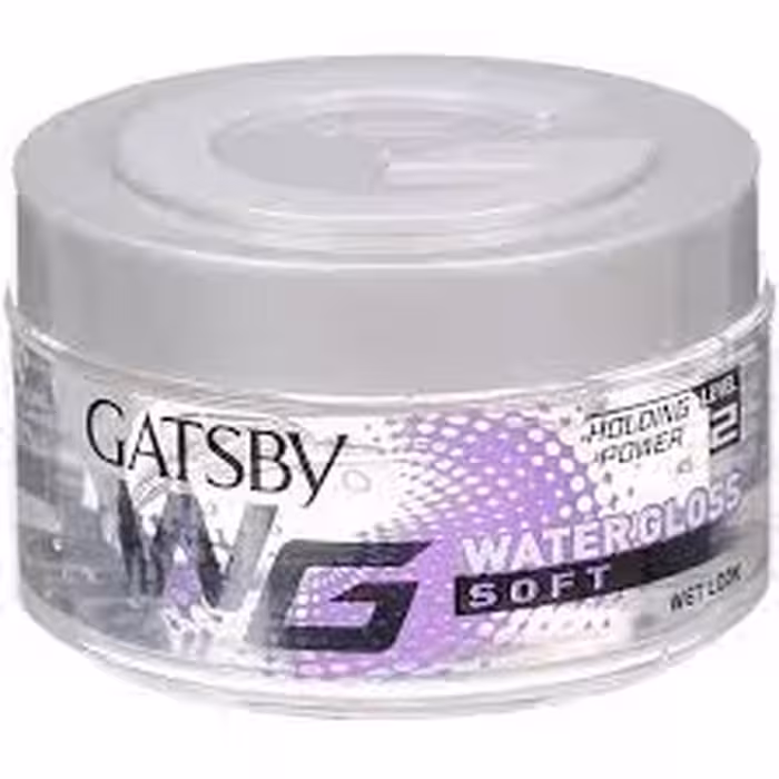 ژل مو حالت دهنده خیس گتسبی 150 گرم  Gatsby Water Hair Gel Soft White L2