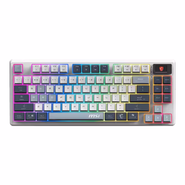 خرید کیبورد گیمینگ ام اس آی مدل FORGE GK600 TKL SKY