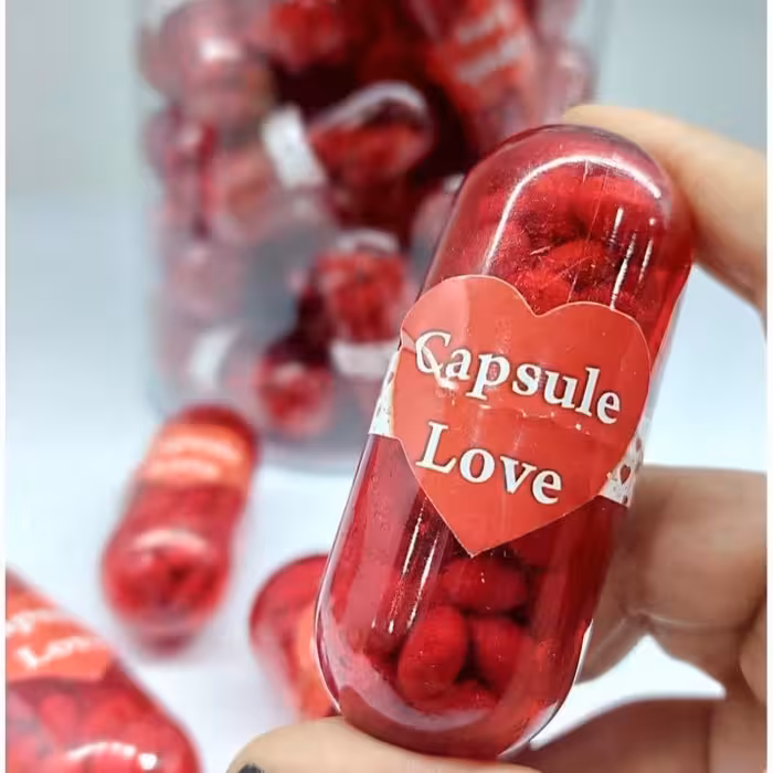 شکلات کپسول سایز بزرگ یک عددی