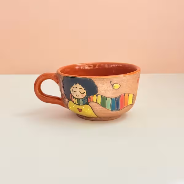 کاپ لته خوری رنگین گلس طرح هفده