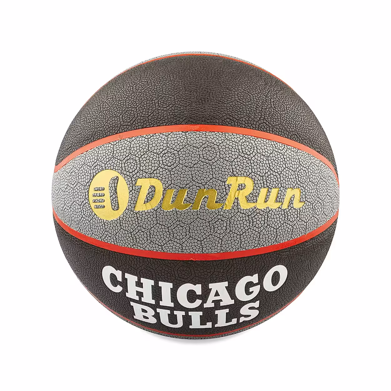 توپ بسکتبال dunrun شیکاگو بولز DZH | طوسی/مشکی
