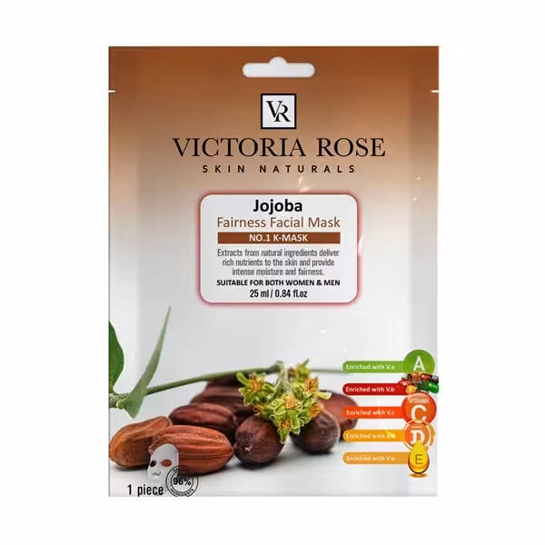 ماسک ورقه ای صورت جوجوبا ویکتوریا رز 25 گرم | Victoria Rose Jojoba Face Sheet Mask 25 g