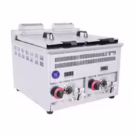 سرخ کن گازی دو لگن رومیزی آبا مدل OT-72A