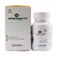قرص کافئین 200 میلی گرم سبحان 60 عددی caffeine sobhan 200
