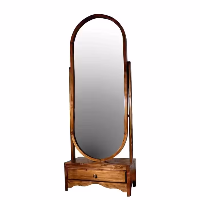 آینه گنبدی کشودار چوبی