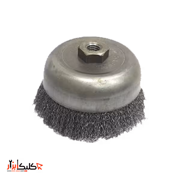 فرچه سیمی کاسه ای افشان ساب ایران 7٫5 سانت