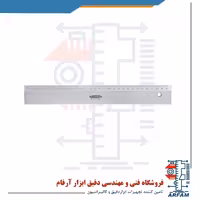 خط کش فلزی اینسایز سر سیلندر مدل 7111-500