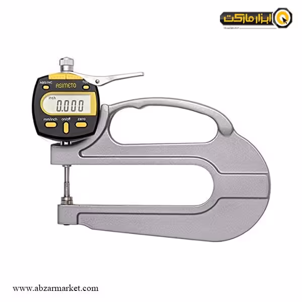 ضخامت سنج ورق دیجیتال آسیمتو 10-0 میلی متر بازو بلند مدل 3-02-495