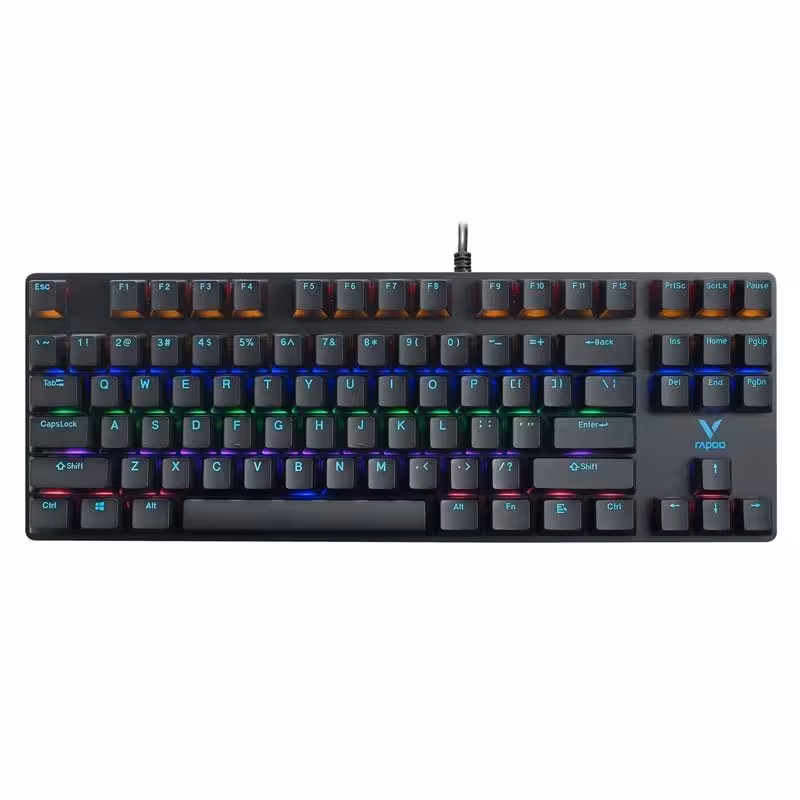 کیبورد گیمینگ رپو مدل V500PRO-87 BLUE SWTICH | کالا مکس
