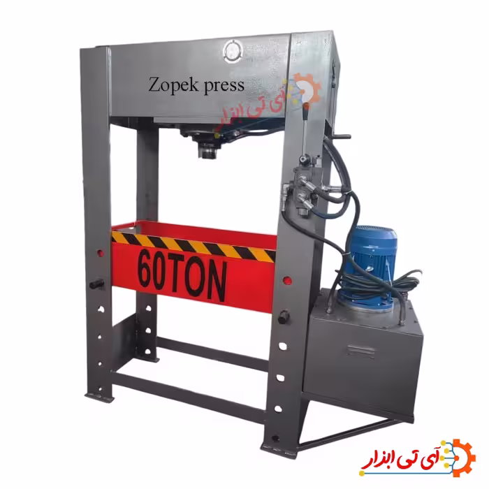 پرس هیدرولیک برقی دروازه ای 60 تن زوپک مدل IT-2060
