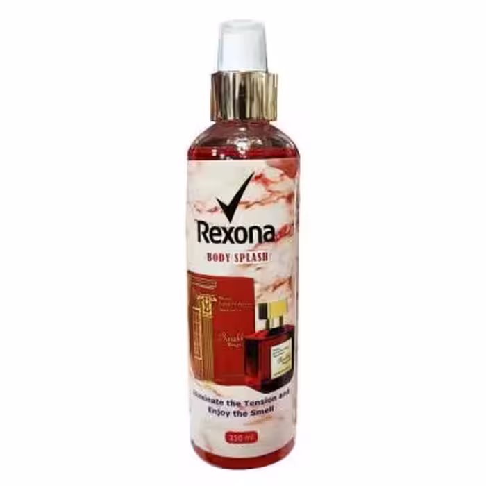 بادی اسپلش زنانه رکسونا Rexona مدل باکارات رژ Barakkat Rouge حجم 250 میلی لیتر