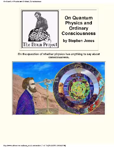 خرید و دانلود نسخه کامل کتاب The Brain Project: quantum physics and ordinary consciousness