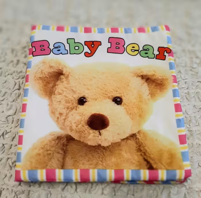 Baby bear 🧸 cloth book
