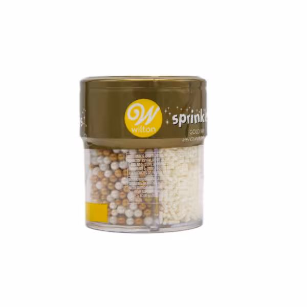 مروارید و اکلیل خوراکی سفید طلایی ویلتون اصل