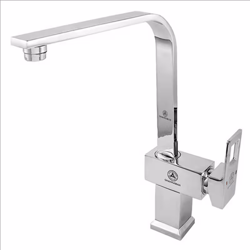 شیر  ظرفشویی قهرمان مدل فلت علم تخت