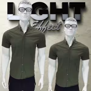 پیراهن آستین کوتاه مردانه جنس کتان کوتنیگ