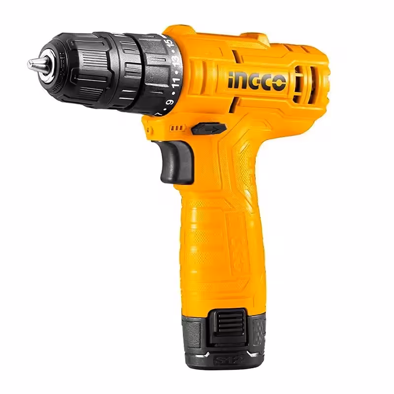 دریل پیچ گوشتی شارژی 12 ولت 1 باطری برند اینکو INGCO کد کالا CDLI12415