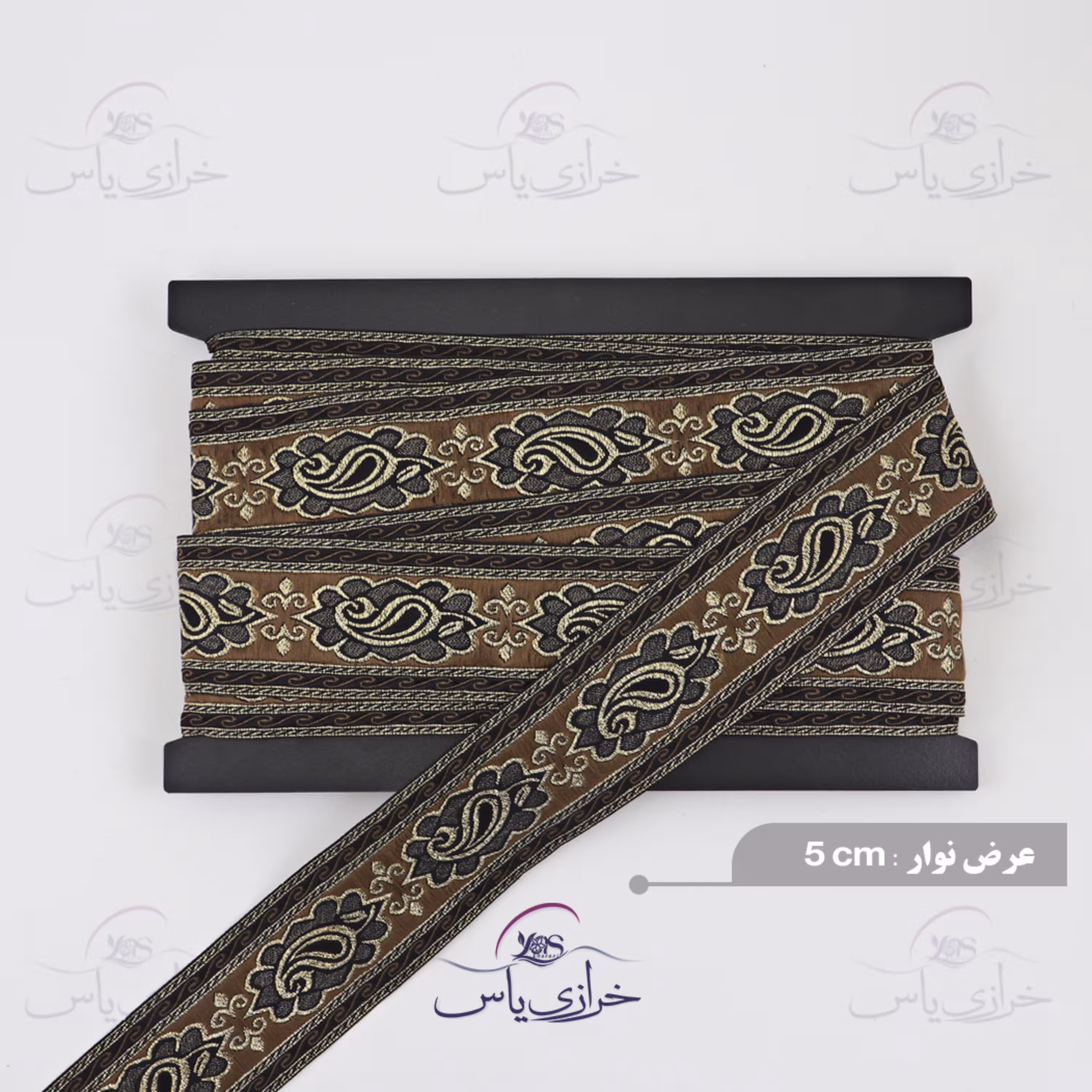 نوار سنتی بافت عرض 5 سانت کد 47