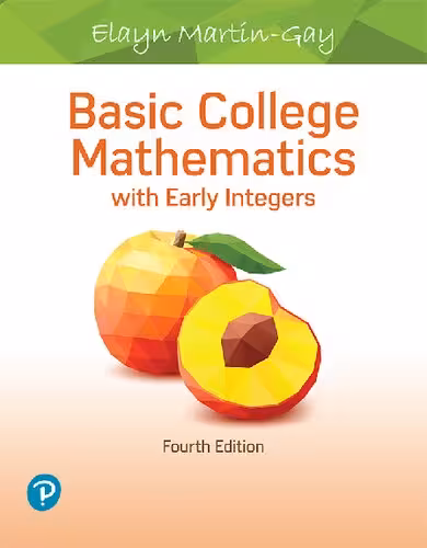 خرید و دانلود نسخه کامل کتاب Basic College Mathematics with Early Integers