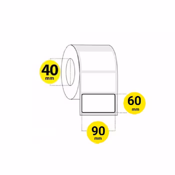 لیبل برچسب پی وی سی 90×60