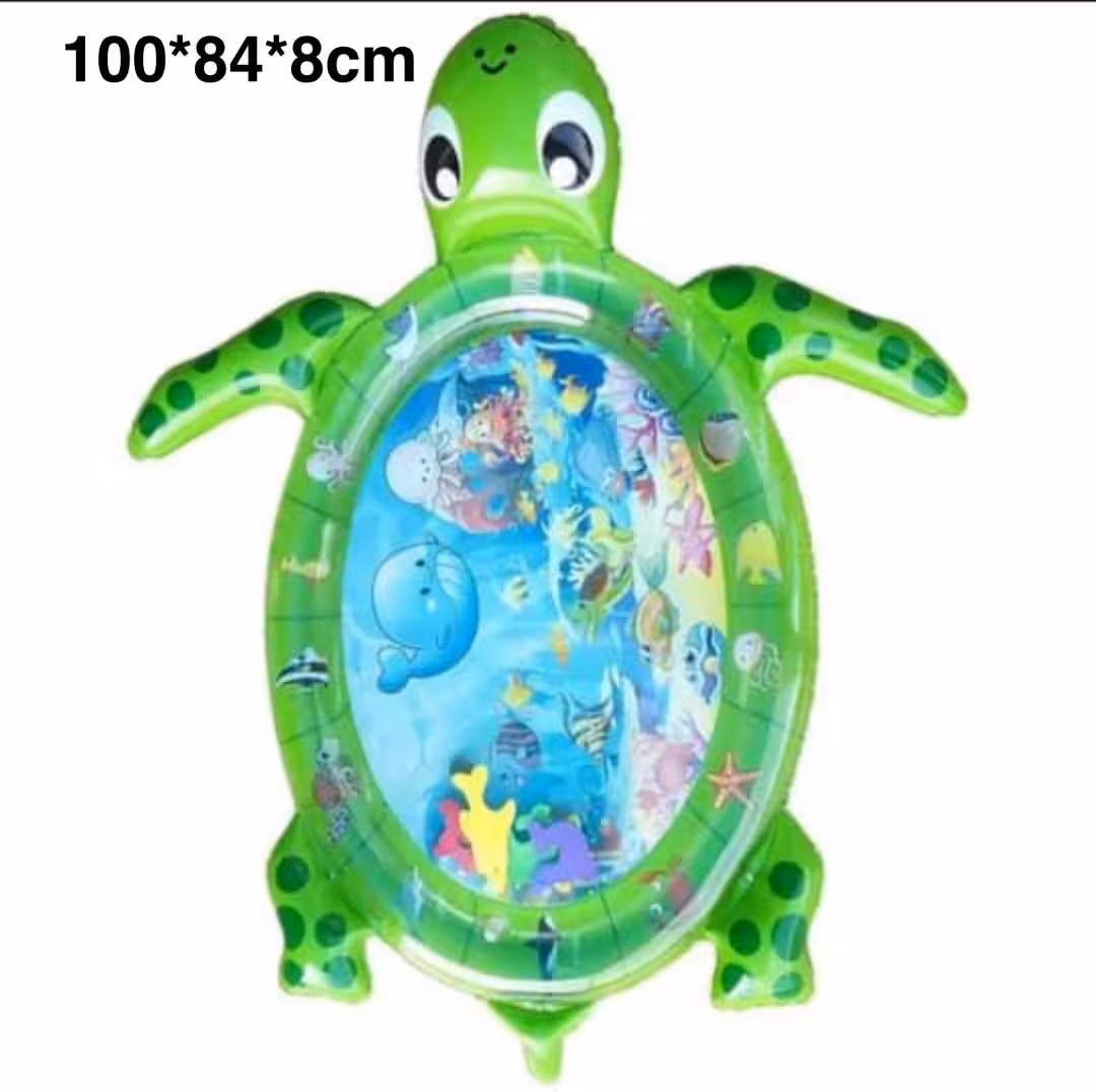 واتر مت تشک بازی استخر مجازی کودک لاک پشت  100cm*85cm*8CM