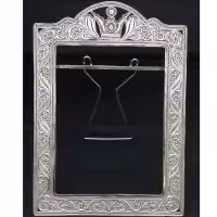 قاب آينه ملیله کاری زنجان طرح تاج SG-225