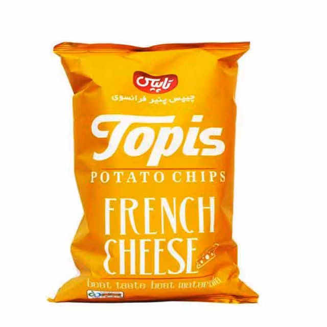 چیپس پنیر فرانسوی تاپیس 65 گرمی