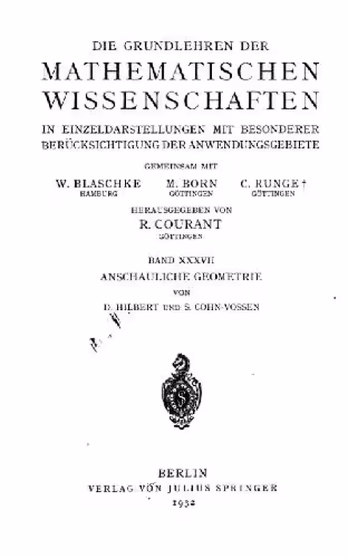 خرید و دانلود نسخه کامل کتاب Anschauliche Geometrie