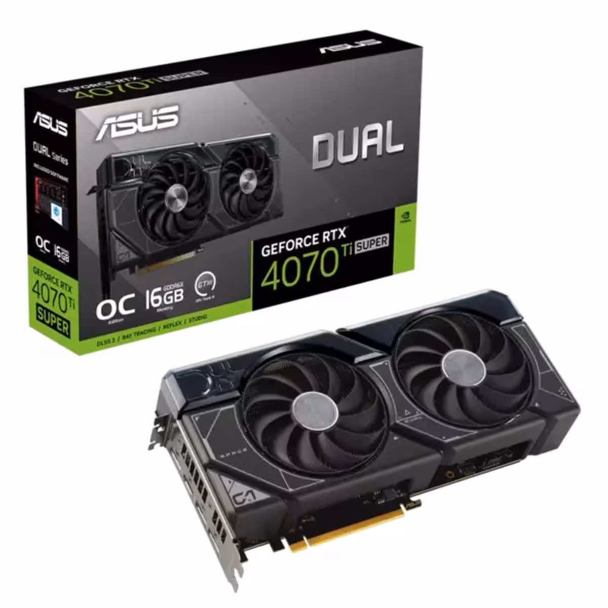 کارت گرافیک ایسوس مدل Dual GeForce RTX 4070 Ti SUPER OC Edition 16GB