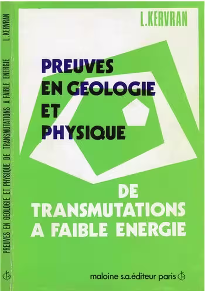 خرید و دانلود نسخه کامل کتاب Preuves en Géologie et Physique de Transmutations à faible énergie