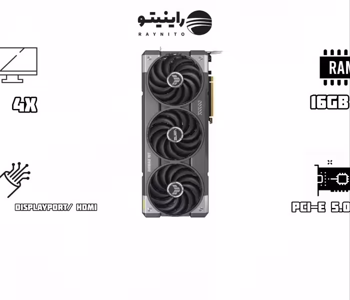 کارت گرافیک برند ایسوس ASUS TUF RTX 5070 Ti OC Edition 16GB ظرفیت 16 گیگابایت