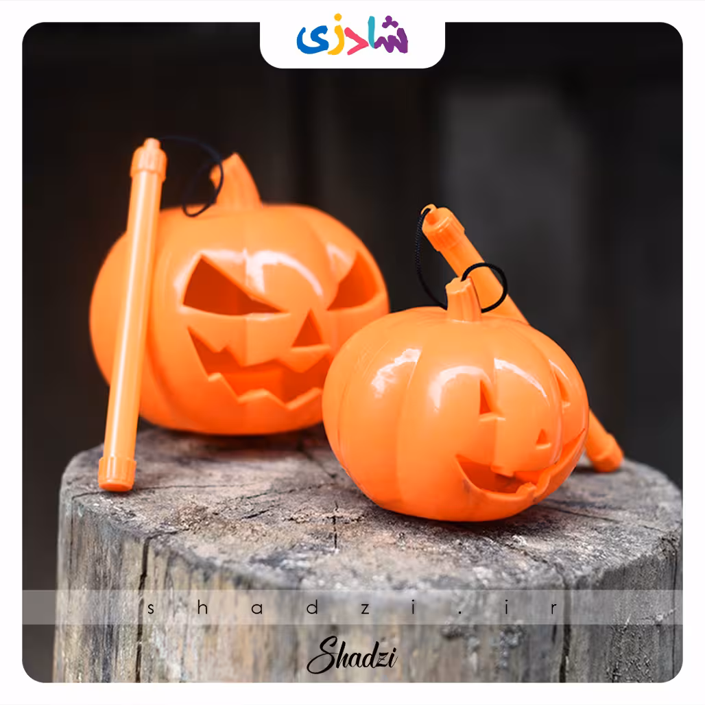 کدو هالووین دسته دار