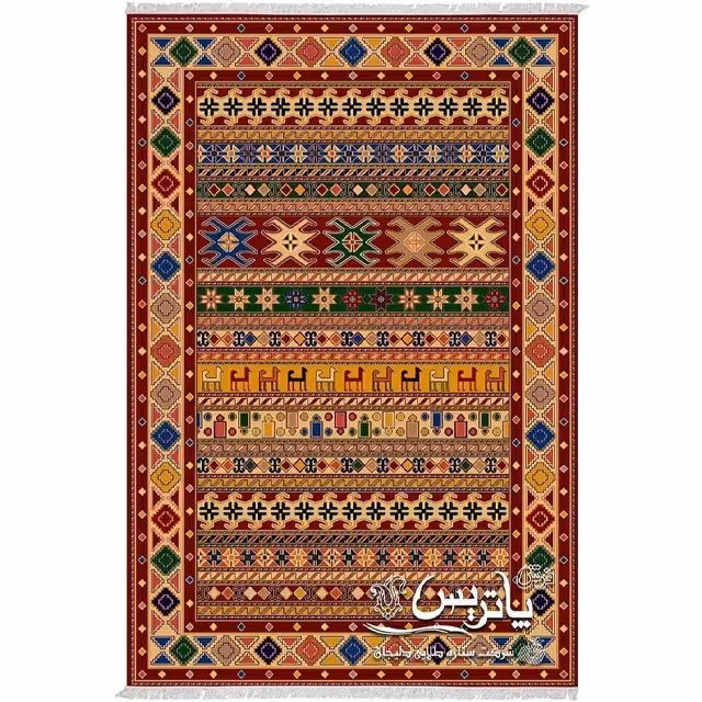 فرش گلیم پاتریس 400 شانه کد 9944