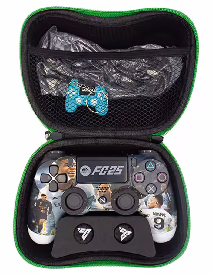 دسته PS4 مدل PlayX طرح اف‌سی 25 کد 01 به همراه ملزومات