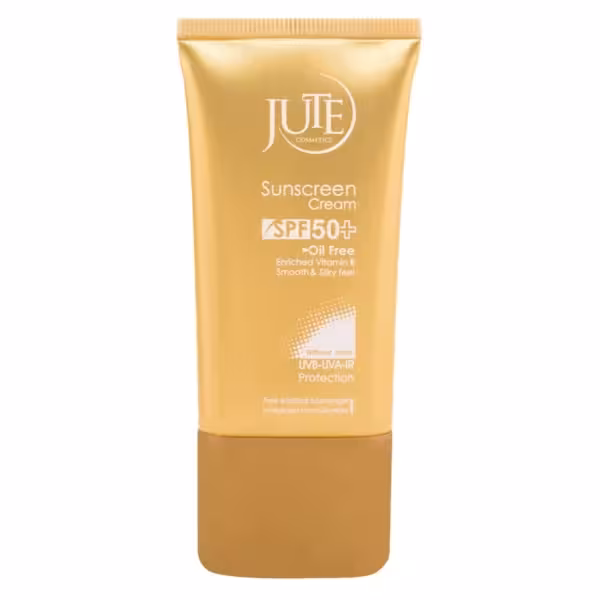 کرم ضد آفتاب پوست چرب بی رنگ 40 میلی لیتری ژوت Jute