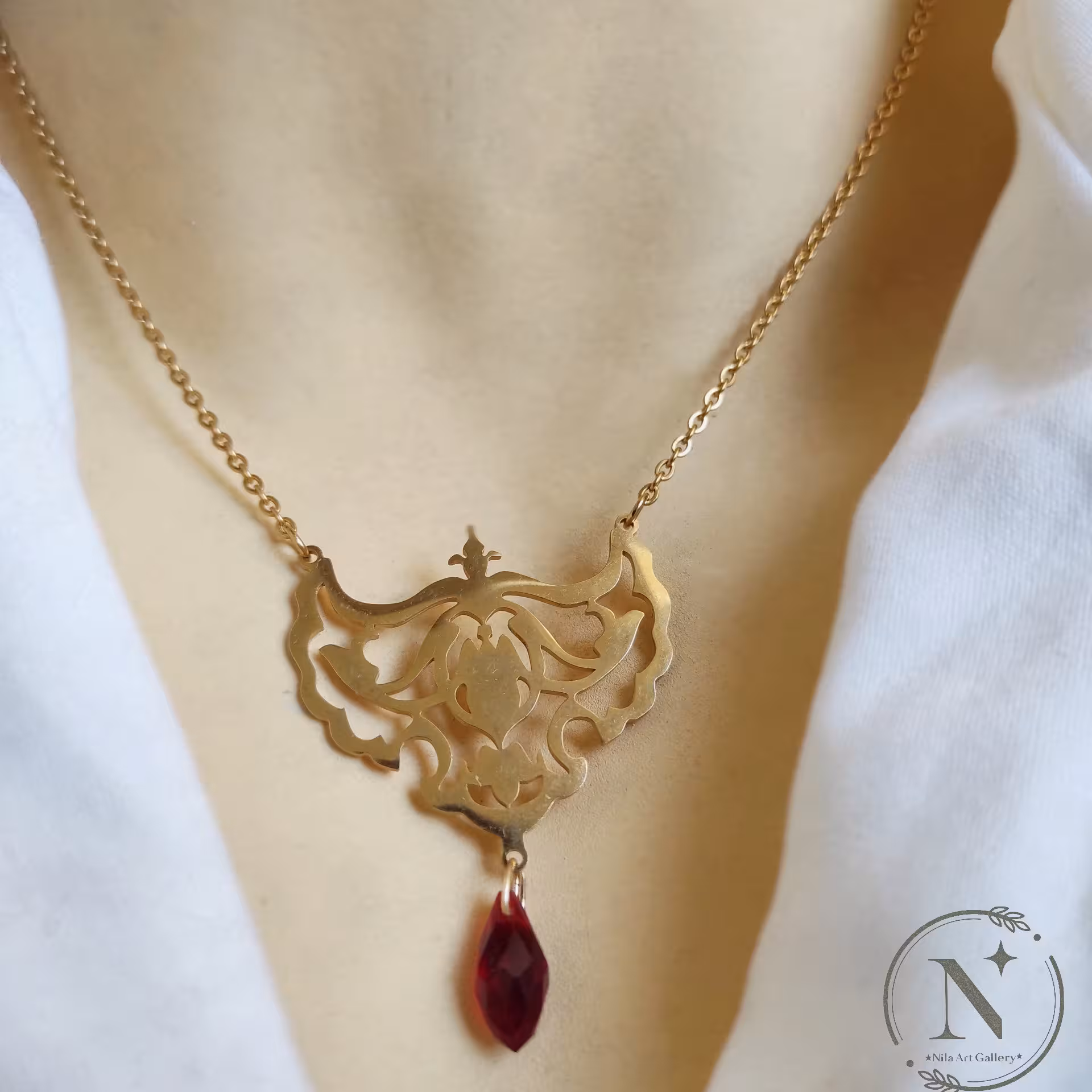 گردنبند زنانه طرح سنتی