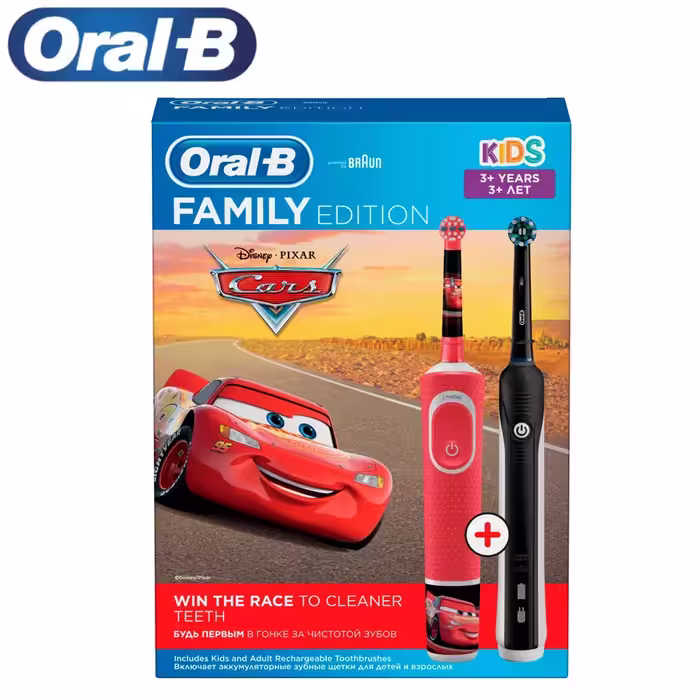 مسواک برقی دوقلو اورال بی Oral-B مدل Family Edition Cars