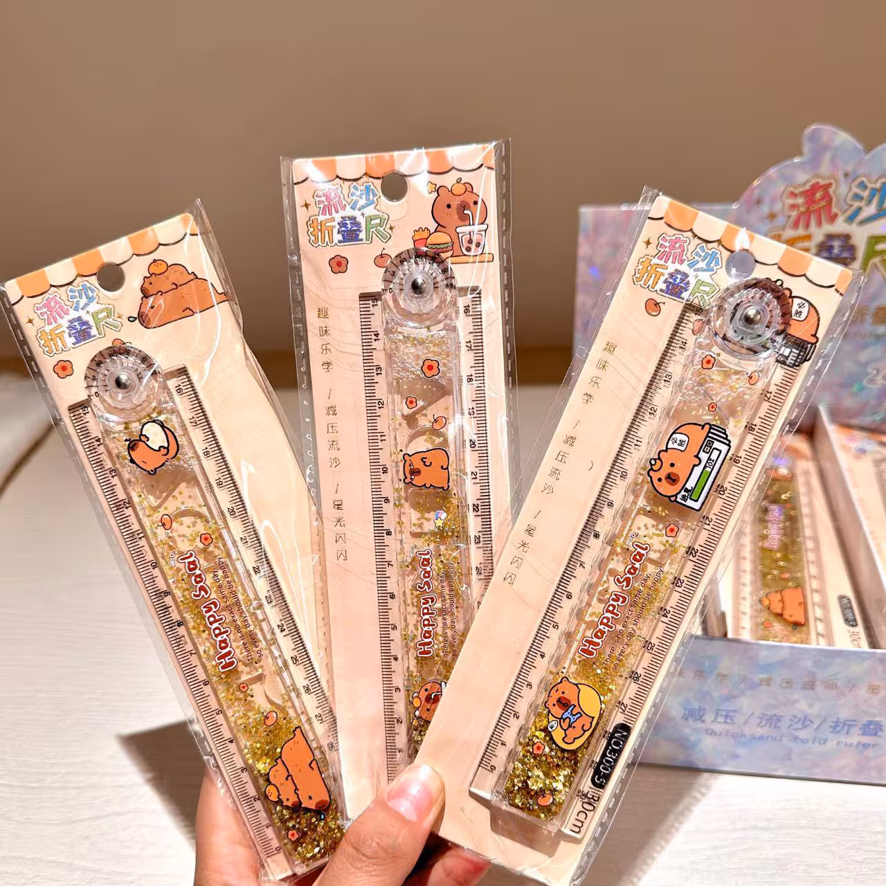 خط کش کاپی بارا 30 سانتی اکواریمی kapibala (مدل رندوم)