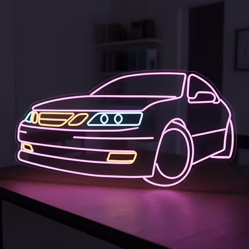 تابلو نئون ماشین و موتور کد DRIVE004