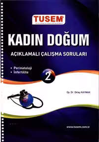 خرید و دانلود نسخه کامل کتاب Tusem Kadın Hastalıkları Doğum Açıklamalı Çalışma Soruları