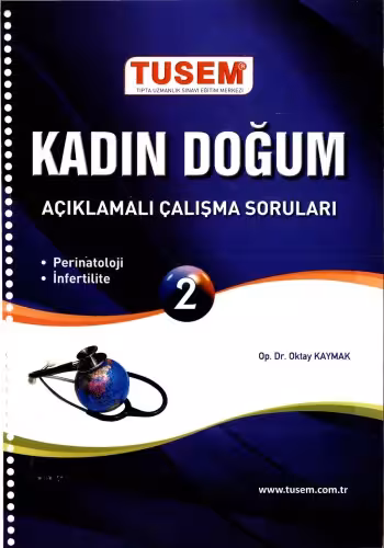 خرید و دانلود نسخه کامل کتاب Tusem Kadın Hastalıkları Doğum Açıklamalı Çalışma Soruları
