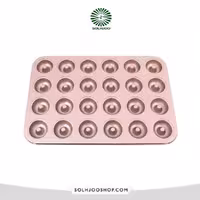 قالب تفلون مینی دونات طلایی 24 خانه