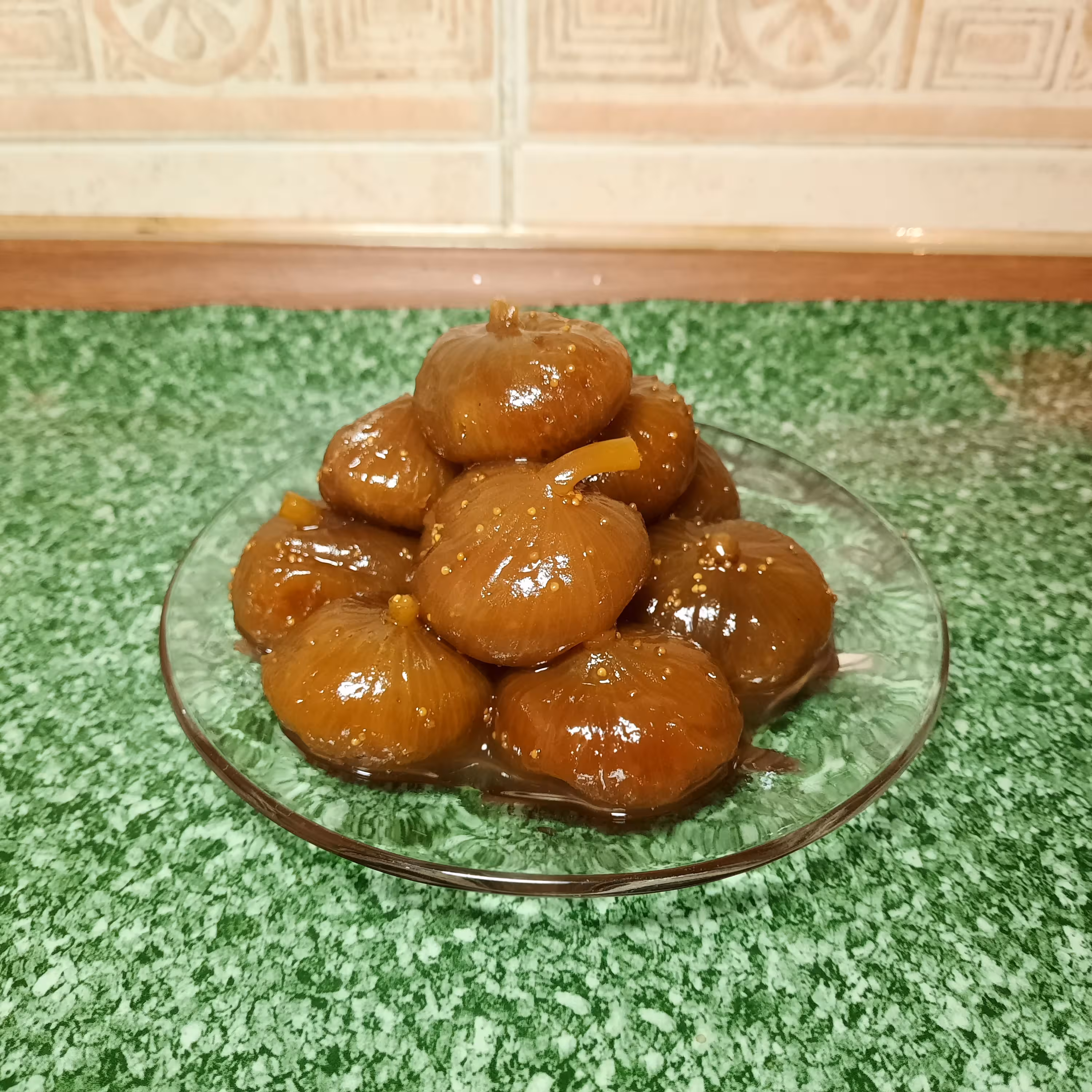 مربای انجیر خانگی درجه یک ارگانیک نیم کیلویی