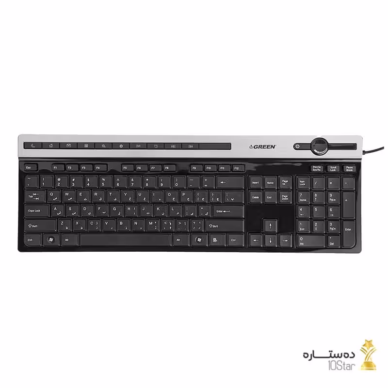 کیبورد گرین مدل GK503 با حروف فارسی