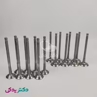 سوپاپ دود و هوا 206 تیپ 5 (موتور TU5) و 207 (ست کامل 8 عدد سوپاپ دود و 8 عدد سوپاپ هوا) شرکتی ایساکو اصل 0961500399