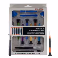 ست کامل پیچ گوشتی و پنس 14 عددی مدل Repair Tools Screwdrivers Kit SW-1688