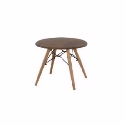 میز پایه چوبی عسلی وکیوم 50(گرد) DM500