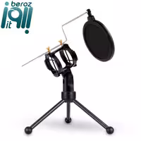 سه پایه میکروفون رومیزی پاپ فیلتر دار یانمای مدل PS-3