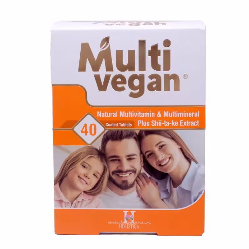 قرص مولتی وگان هولیستیکا 40 عدد