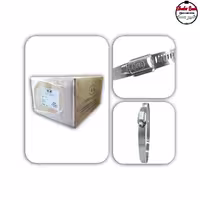 بست شلنگ فلزی سایز 146/164 | "6.1/2 برند اچ کا (HK)